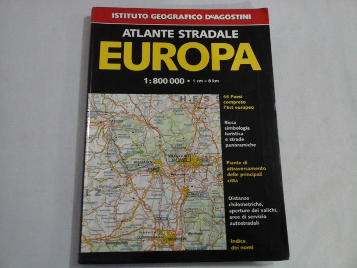 ATLANTE STRADALE EUROPA - Instituto Geografico DeAGOSTINI