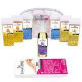 Cumpara ieftin Kit Epilare Ceara Consumabile SensoPRO Milano, Gold Queen