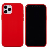 Husa protectie compatibila cu Apple iPhone 11 Pro Max Liquid Silicone Case Rosu, Flippy