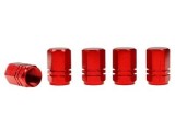 Cumpara ieftin Capace de supapa hexagonale din aluminiu, set 5 bucati, rosii