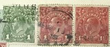 Timbre America Interbelica TMB1RAR Australia one penny serie 3