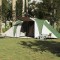 vidaXL Cort de camping cupolă pentru 6 persoane, verde, impermeabil 4009386
