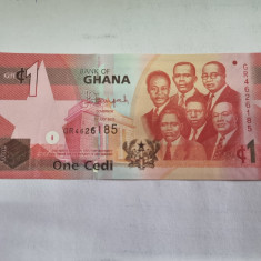 bancnota ghana 1c 2015