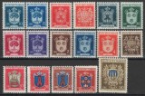 San Marino 1945 Mi 318/334 MNH - Steme