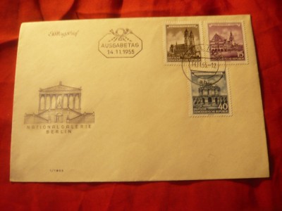 Plic FDC - Arhitectura 1955 DDR foto