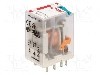 Releu electromagnetic, 220V DC, 24A, DPDT, serie R2N, RELPOL - R2N-2012-23-1220-WT foto