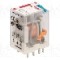 Releu electromagnetic, 220V DC, 24A, DPDT, serie R2N, RELPOL - R2N-2012-23-1220-WT