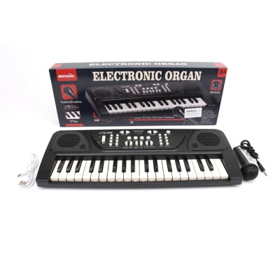 Orga Electronica cu 37 de Clape si Microfon &amp;ndash; Multiple Functii de Sunet si Linii Melodice foto