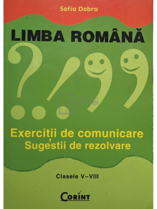 Sofia Dobra - Limba romana, clasele V-VIII (editia 2005)