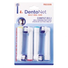 Set 4 rezerve periuta dinti electrica rotativa compatibile Oral-B Precision