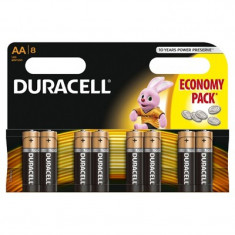 Set 8 baterii Duracell Basic, tip AA LR06 foto