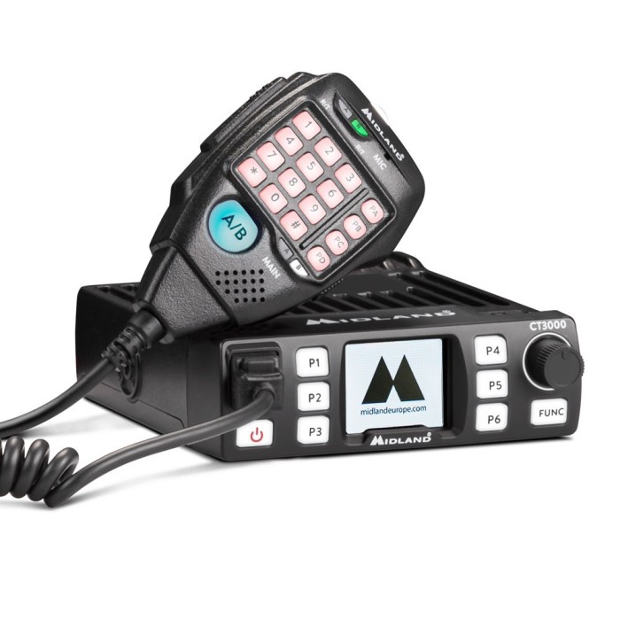 Aproape nou: Statie radio VHF/UHF mobila Midland CT3000 dual band 136-174Mhz - 400-