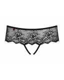Chilot tanga din dantela elastica cu decupaj inghinal Merossa crotchless