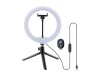 Lampa circulara Well 10″ Selfie Vlog Video Trepied masa Telecomanda