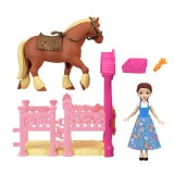 DISNEY PRINCESS SET DE JOACA GRAJDUL REGAL AL LUI BELLE PAPUSA SI ACCESORII