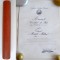 Brevet Meritul Militar clasa I in etui original, subofiter MAI, Militie RSR 1970