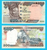 Nigeria (p#29) 200 Naira 2007 UNC 'Sir Ahmadu Bello'; (ROG CITITI DETALIILE!)