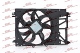 Ventilator radiator Lexus Es 18-; Toyota Camry 17-, Rav4 18-, motor: 2.5 Hybrid, (2+2) pini, SRLine, 1636031510