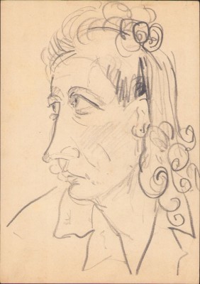 A1603 Schiță de Dimitrie &amp;bdquo;Puiu&amp;rdquo; Eitel, nesemnată foto