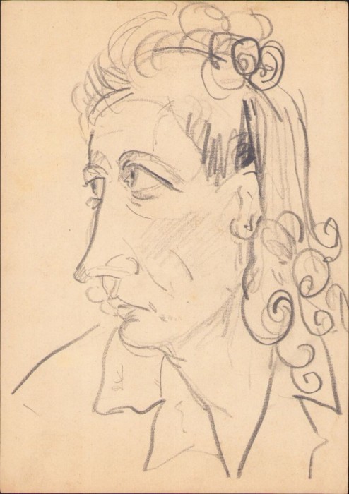 A1603 Schiță de Dimitrie &bdquo;Puiu&rdquo; Eitel, nesemnată