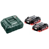 Metabo 685163000 - Set 2 acumulatori si incarcator LiHD 18 V 4 Ah