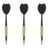 Set Darts, Metal Plastic, 13.5 cm, Negru Auriu, 3 Bucăți
