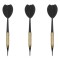 Set Darts, Metal Plastic, 13.5 cm, Negru Auriu, 3 Bucăți