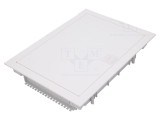 Carcasă modulară IP30 pentru perete, albă, oțel