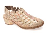 Cumpara ieftin Pantofi RIEKER multicolor, 47156, din piele ecologica
