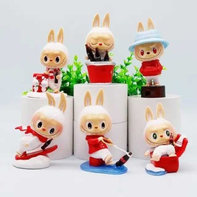 Set figurine Labubu Cola 9cm - editie limitata cu tematica racoritoare foto