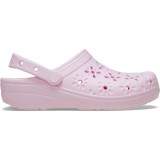 Saboti Crocs Classic Floral Cut-Out Clog Roz - Pink Milk