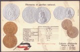4151 - AFRICA de SUD WEST, Carte Postala EMBOSATA cu monede - 1 buc., Necirculata, Printata
