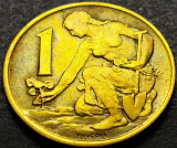 Cumpara ieftin Moneda 1 COROANA - RS CEHOSLOVACIA, anul 1980 *cod 1993, Europa