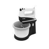Mixer cu bol Vision Chef VMB550BKWH, 550 W, 2.5 l, 5 viteze + Turbo, Alb/Negru