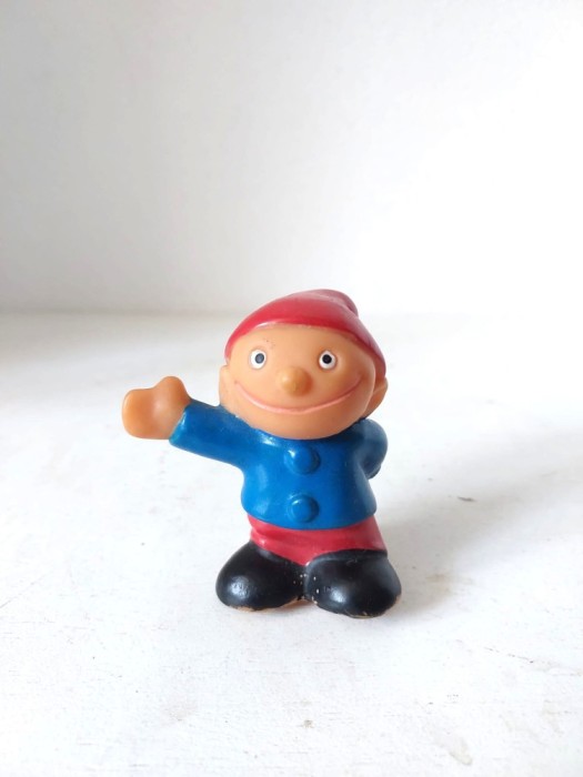 Pitic Aradeanca anii 1980, stare foarte buna, 7 cm, cauciuc