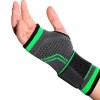 Orteza Ajustabila Elastica Dactylion, Universala, Incheietura Mainii, Barbati/Femei, Gri/Verde, Protectie Sport, L:19-21cm