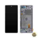 Display cu Touchscreen Samsung Galaxy S20 FE 5G G781 cu Rama Alb Service Pack GH82-24214B