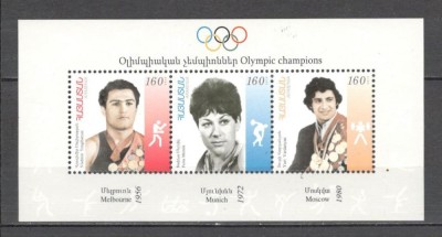 Armenia.2010 Medaliati olimpici-Bl. SA.744 foto
