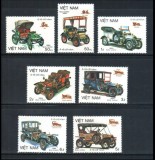 Vietnam 1984 - Masini de epoca, serie neuzata