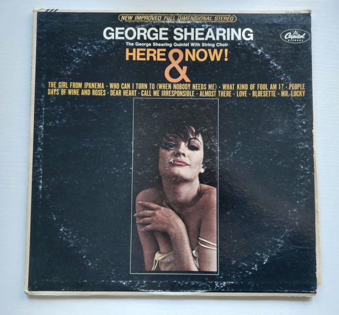 The George Shearing Quintet With String Choir &ndash; Here &amp; Now! disc vinil Jazz Easy