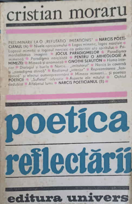 POETICA REFLECTARII-CRISTIAN MORARU