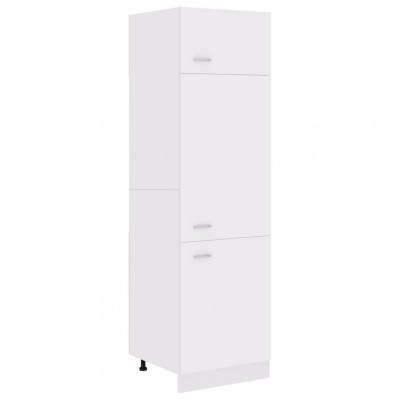 Dulap pentru frigider, alb, 60 x 57 x 207 cm, PAL foto