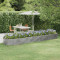 vidaXL Strat &icirc;nălțat grădină 396x100x36 cm oțel vopsit electrostatic