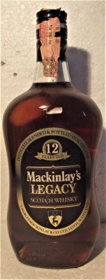 RARE WHISKY LEGACY MACKINLAY&amp;#039;S - 12YO, CL 75 GR, 40, ANI 60/70 IMP. MOGGIA ITALY foto