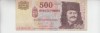 B11 11 - Bancnota foarte veche - Ungaria - 500 forint - 2002