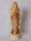 Sculptura veche in Onix, Guanyin, Zeița Milostivirii