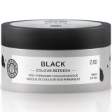 Masca pentru par coloranta Colour Refresh Black, 100ml, Maria Nila