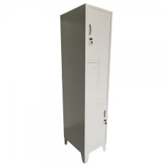 Vestiar metalic Premium cu picioare 2 usi Z (1x2) 400x500x1920 mm (LxlxH), Neasamblat, PLUS