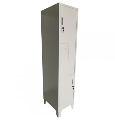 Vestiar metalic Premium cu picioare 2 usi Z (1x2) 400x500x1920 mm (LxlxH), Asamblat, PLUS foto