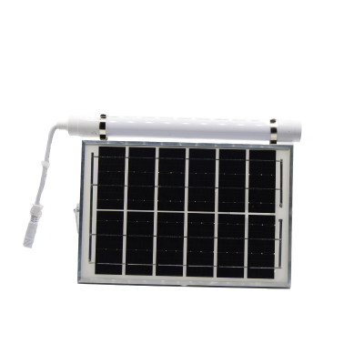 Lampa LED cu panou solar, telecomanda, IP65 foto